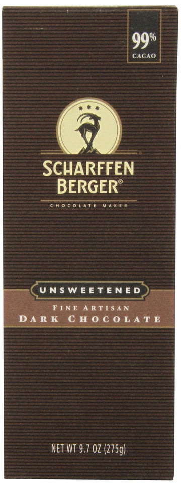 Scharffen Berger Choc Bar Bkng Unswtnd 99% 9.75 Oz (Pack Of 6) ( Value Bulk Multi-Pack)