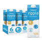 Ripple Unsweetened Original Non-Dairy Milks | Vegan Milk with 8g Pea Protein | Shelf Stable | Non-GMO. Plant Based, Gluten Free 