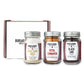 Burlap & Barrel Spice Gift Set – 3 Full-Size Jars (2.6 Oz Each) – Includes Cinnamon, Garlic & Lime Seasonings