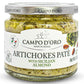 Creamy Artichoke and Almond Dip, 6.35 oz, 180 g. Non GMO, Artichoke Spread Sauce, Made with Sicilian Almonds Product of Italy, b