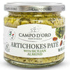 Creamy Artichoke and Almond Dip, 6.35 oz, 180 g. Non GMO, Artichoke Spread Sauce, Made with Sicilian Almonds Product of Italy, b