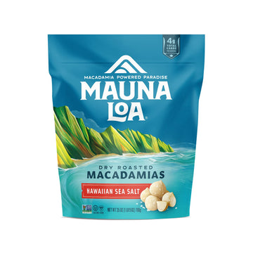 Mauna Loa Premium Roasted Macadamia Nuts, Sea Salt Flavor, 20 Oz Bag (Pack Of 1)