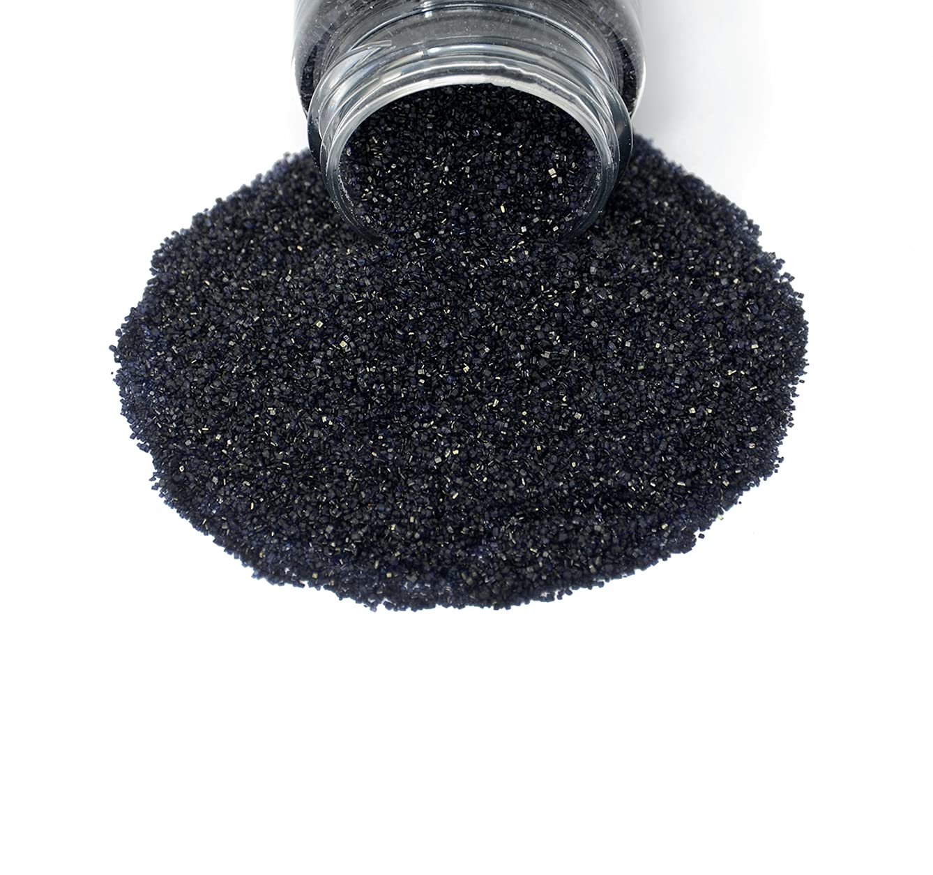 Mystic Sprinkles Sanding Sugar 4Oz Bottles (Onyx - Black Sanding Sugar 4Oz)