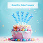 Twist Rainbow Lollipops,Individually Wrapped Bulk Unicorn,For Kid'S Birthday Party,12G Blueberry Flavor 22 Count