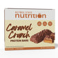 Nutmeg State Nutrition - High Protein Bars, Gluten Free, Low Cholesterol, Low Sodium, Low Sugar, Ideal Protein Compatible, 7 Servings Per Box (Caramel Crunch)