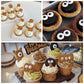 Edible Eyes Candy Eyeballs Cake Cupcake Toppers Cookie Decorations Small Candy Eyes Dessert Sprinkles For Halloween Christmas Ba