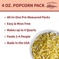 Amish Country Popcorn | All-In-One Medium White Kernel Popcorn Packs | Pre-Measured For Popcorn Machines And Includes Hulless Po