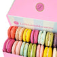 Leilalove Macarons - Mademoiselle De Paris Collections Of 15 - Gift Box Varies In Color - Cookies Are Individually Packaged For