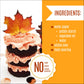Sugar Robot Inc. Edible Fall Leaves Set of 24 - Wafer Cake & Cupcake Toppers - Mixed Leaves
