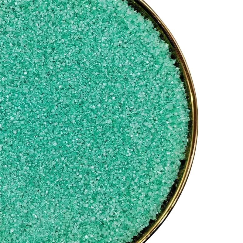 Green Sanding Sugar Edible Sugar Sprinkles For Cakes, Cupcakes, Cookies Sugar Sprinkles for Ice Cream Toppings Colored Sugars fo