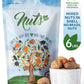 NUTS U.S. Mixed Nuts In Shell, Almonds, Walnuts, Hazelnuts, Pecans, 6 lbs, No Added Colors or Flavors, Resealable Bag