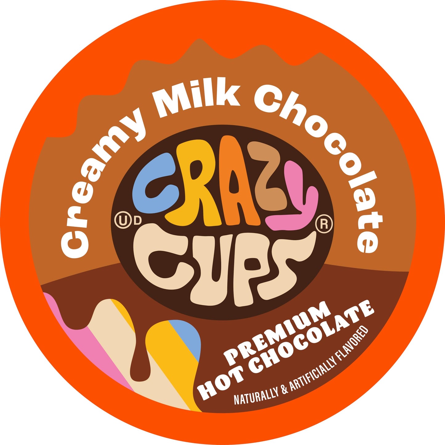 Crazy Cups Creamy Milk Chocolate Hot Chocolate Pods For Keurig K Cups Malt-Inspired, Single Serve Milk Hot Cocoa Pods, 22 Count