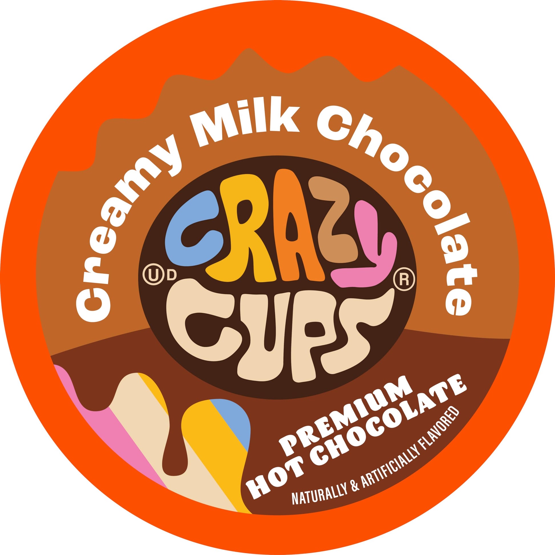 Crazy Cups Creamy Milk Chocolate Hot Chocolate Pods For Keurig K Cups Malt-Inspired, Single Serve Milk Hot Cocoa Pods, 22 Count