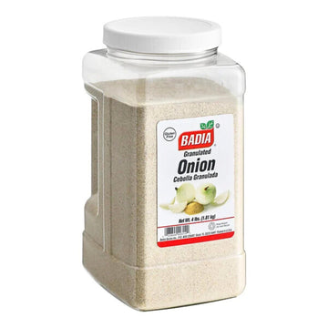 Badia Granulated Onion  4 Pound - Cebolla Granulada  for Cooking  Grilling & Marinades  Perfect Flavor Enhancer