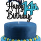 Video Game Happy 14Th Birthday Cake Topper - Video Game Boy'S 14Th Birthday Party Blue Cake Supplies - Game On Level Up Winner P