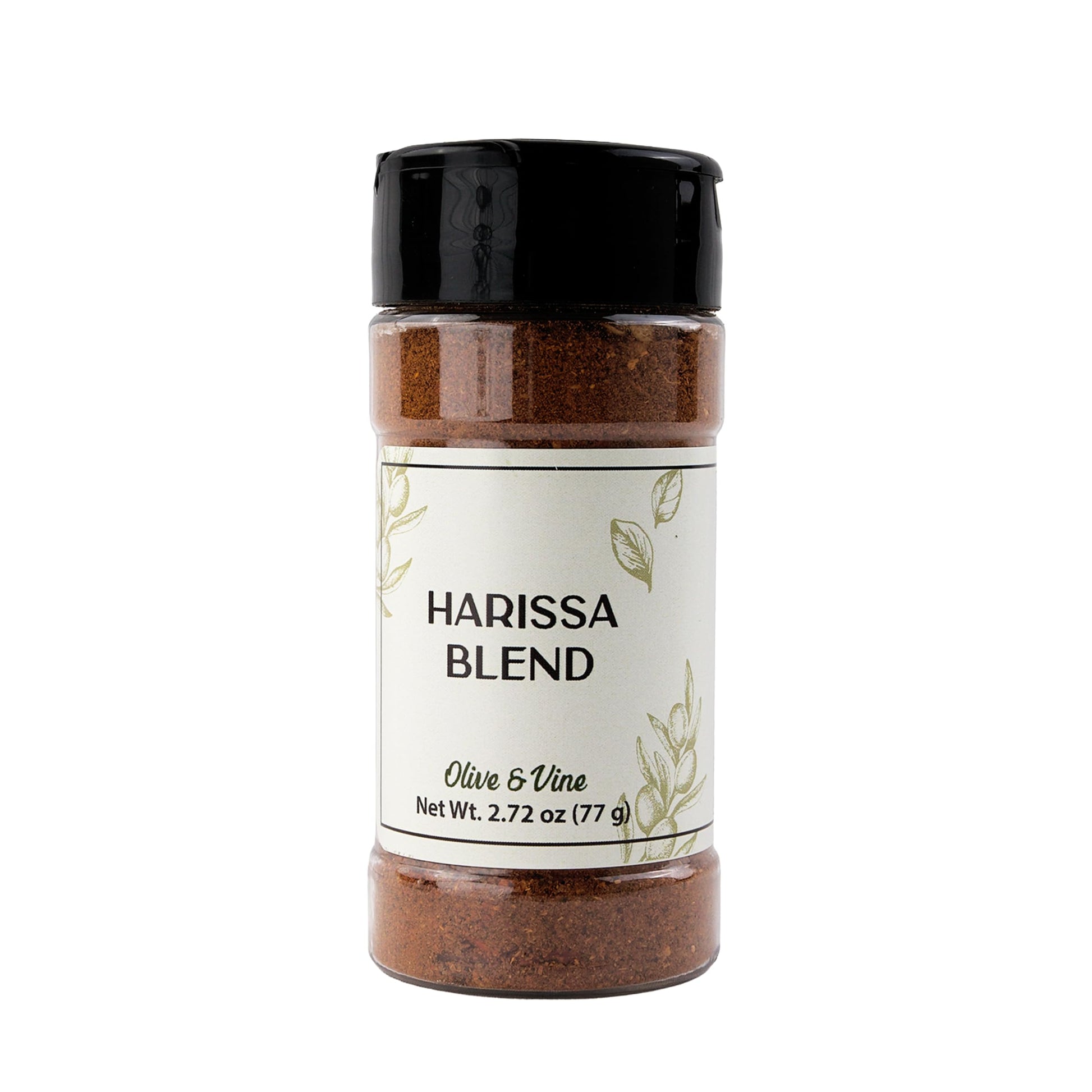 Olive & Vine Harissa Blend, Spicy Flavor, For Stews & Marinades, Rich Tradition, Authentic Taste, For Global Recipes (2.72 Ounce