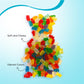 Ny Spice Shop Neon Sour Gummy Bears Bulk - 1 Pound Gummies Bears Candy - Sour Gummies Fruit Snacks - Chewy Super Sour Candy - Flavor Gummy Candies - Gummi Bear Gift For All Occasions