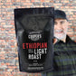 Ethiopian Bold Light Roast Coffee, Gourmet Single-Origin Coffee Beans From Ethiopia, Whole Bean, 12Oz Bag