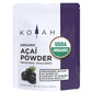 Koyah - Organic Acai Powder (150G - 50 Servings): Brazil Grown, Freeze-Dried, 100% Pure, No Citric Acid Added, Great In Smoothies And Bowls