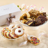 Dulcet Gift Baskets Elegant Sprinkle Cookie-Chocolate Fudge Brownie Gourmet Bakery Gift Basket Great Gift For Birthdays, New Baby, Anniversaries- Mother’S Day.