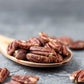 Food To Live Organic Dry Roasted Pecan Halves With Himalayan Salt, 8 Oz Non-Gmo, Oven Roasted Lightly Salted Nuts, No Oil Added,