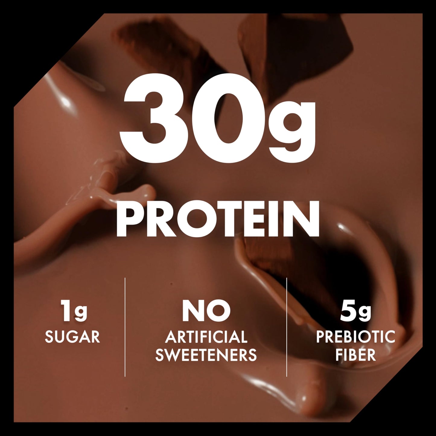 Oikos Protein Shake  Chocolate  30g High Protein Drinks  Shelf Stable  Ready to Drink  5g Prebiotic Fiber  12 fl oz Bottle  12 Count