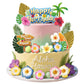 LAST HOE DOWN Hawaiian Cake Topper - Colorful Summer Cake Decorations