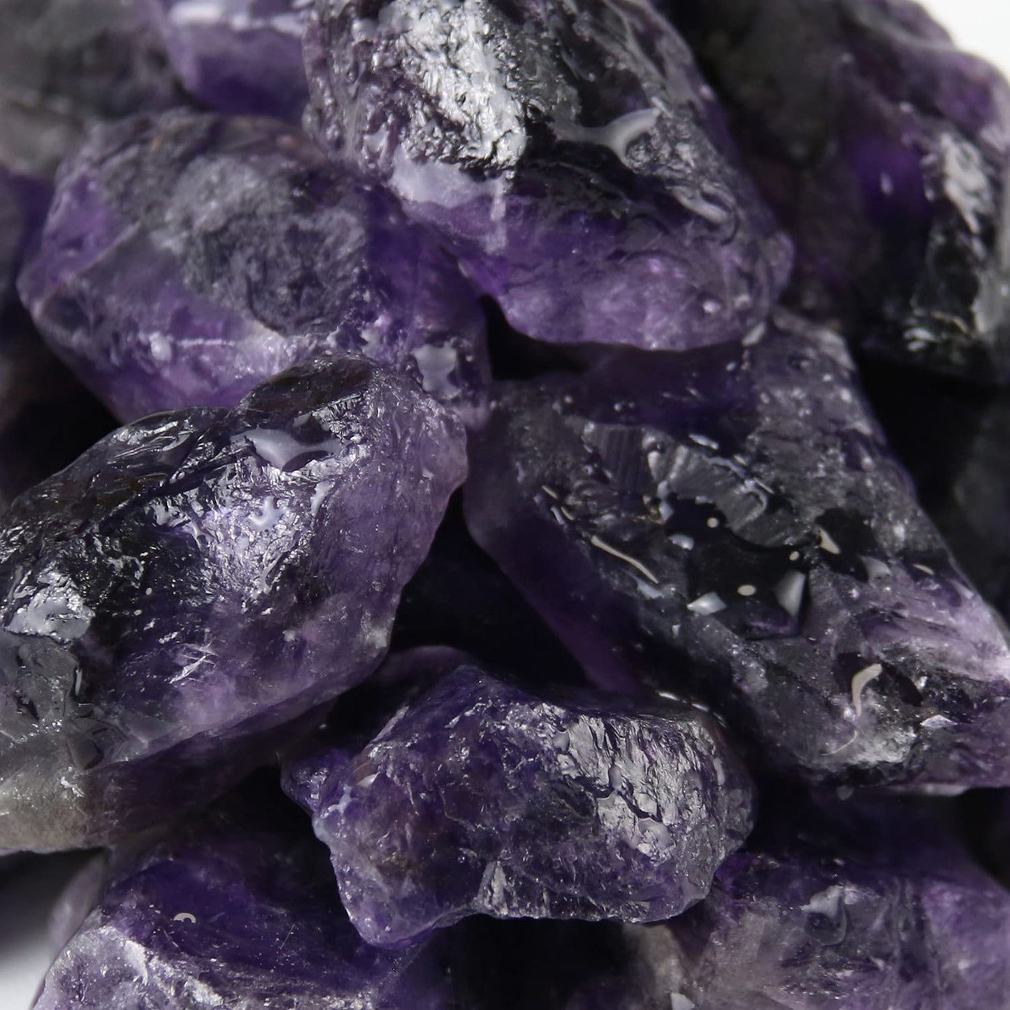 Nvzi Amethyst Crystals, Raw Crystals Bulk, Gem Stones Rocks Crystals, Tumbled Stones And Crystals Bulk, Rock Collection, Chakra