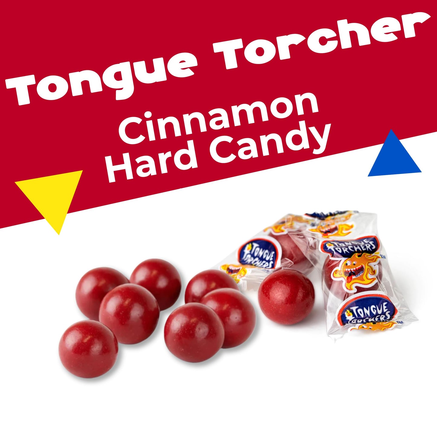 Tongue Torchers | 1 Pound Bag - Approx. 80 Count | Cinnamon Flavored Hard Candy