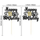 Gyufise 1Pc Happy 18Th Birthday Cake Topper Happy 18 Birthday Cake Decoration For 18 & Fabulous Birthday Hello 18 Party Annivers