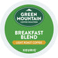 Green Mountain Coffee Roasters Breakfast Blend Single-Serve Keurig K-Cup Pods, Light Roast Coffee, 12 Count