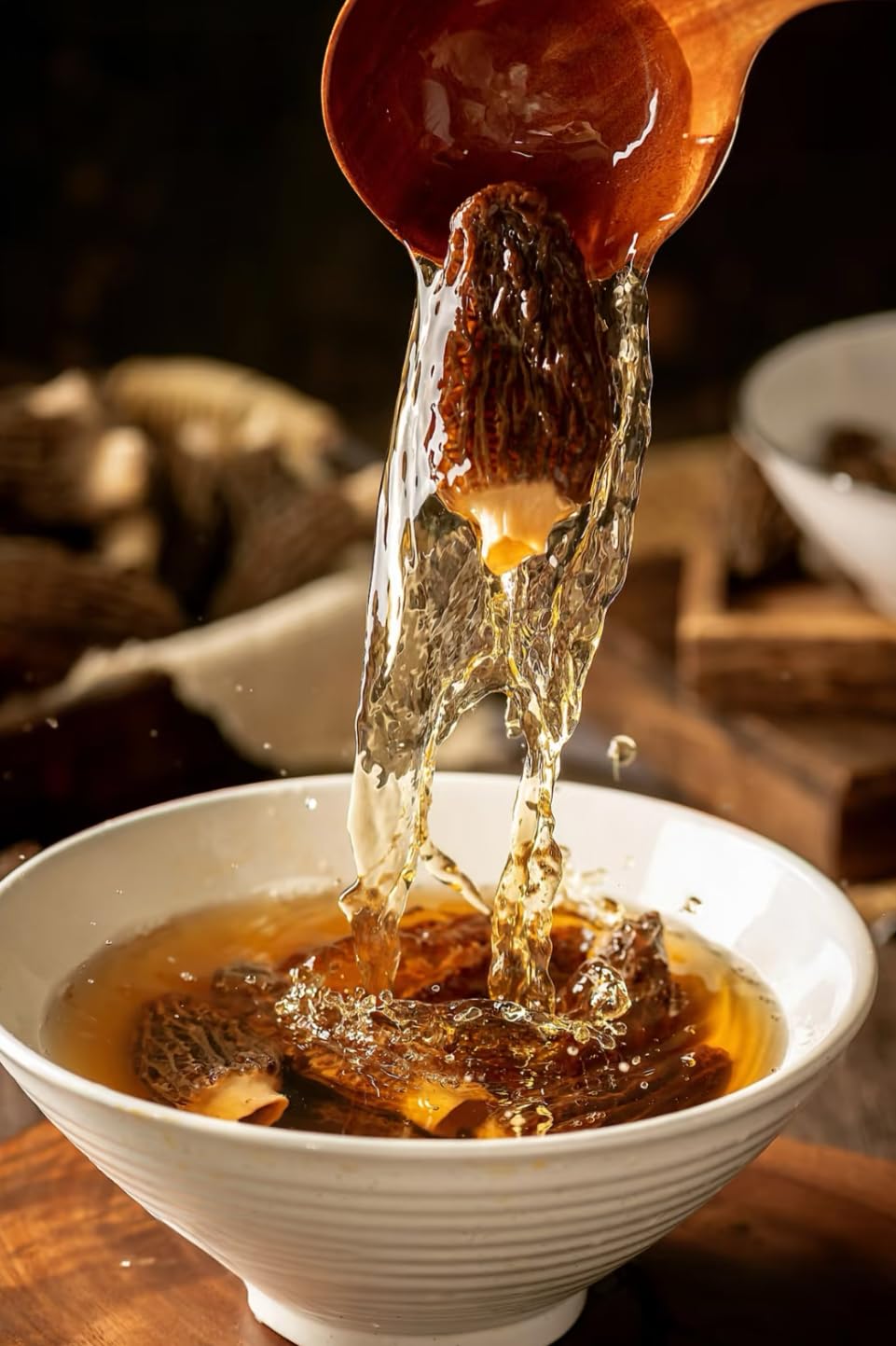 easyum Premium Dried Morel Mushrooms, 16 oz / 1 lb Dehydrated Fungi for Cooking