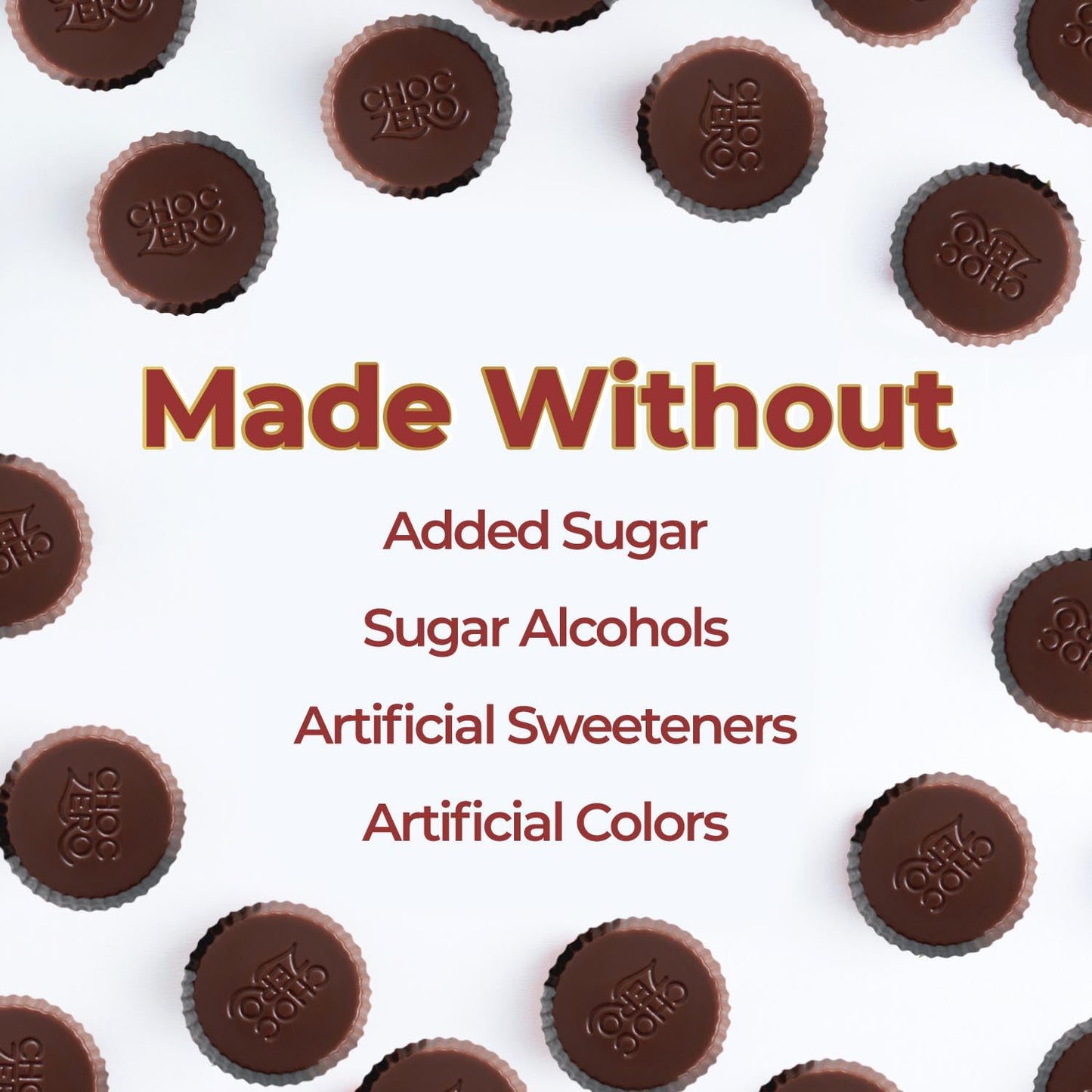 Choczero Milk Chocolate Peanut Butter Cups, No Added Sugar, Gluten Free, Low Carb Candy, 4 Ounce (Pack Of 4), 32 Cups Total