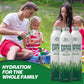 Poland Spring Brand 100% Natural Spring Water, 23 fl oz. 100% recyclable Aluminium Bottles by MIALO Trusted Trader (6 pack)