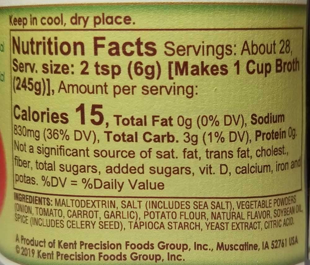 Orrington Farms - Vegan Vegetable Broth Base, 6 Oz. (Pack Of 3)