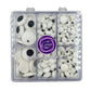 Sentovac Candy Eyes For Decorating | Edible Candy Eyeballs Sprinkles For Halloween | Cake And Cupcake Topper Decorations | 1 Box 2.82Oz Big Small Mini (1.8Cm 1Cm 7Mm) Edible Eyes