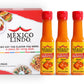Mexico Lindo Red Habanero Hot Sauce Display, 5 fl oz, Pack of 3