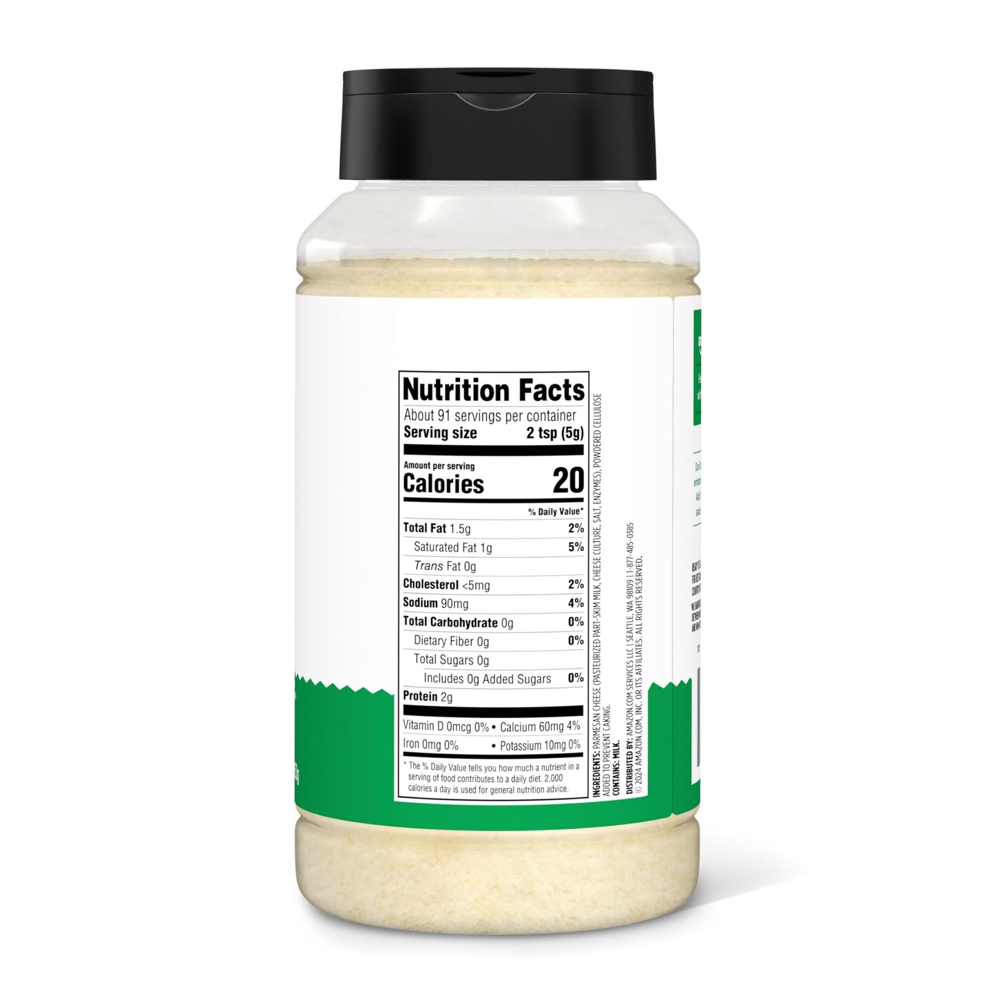 large online retailer Grocery  Grated Parmesan Cheese Shaker  16 Oz (Previously Happy Belly  Packaging May Vary)