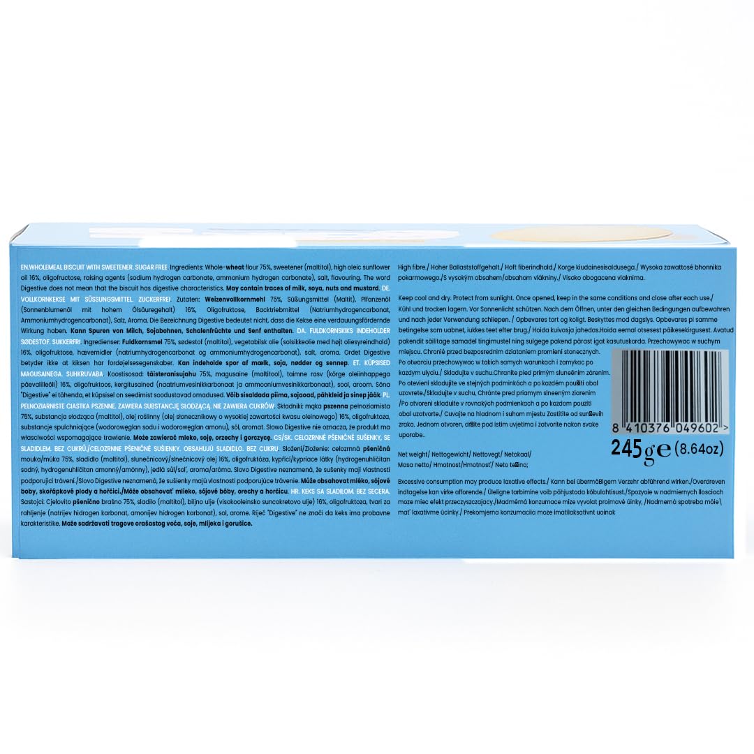 Gullon SUGAR FREE Digestive Biscuits 245g