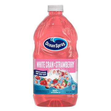 Ocean Spray Cran-Strawberry Juice Drink, 64 Fl Oz Bottle, Pack of 8