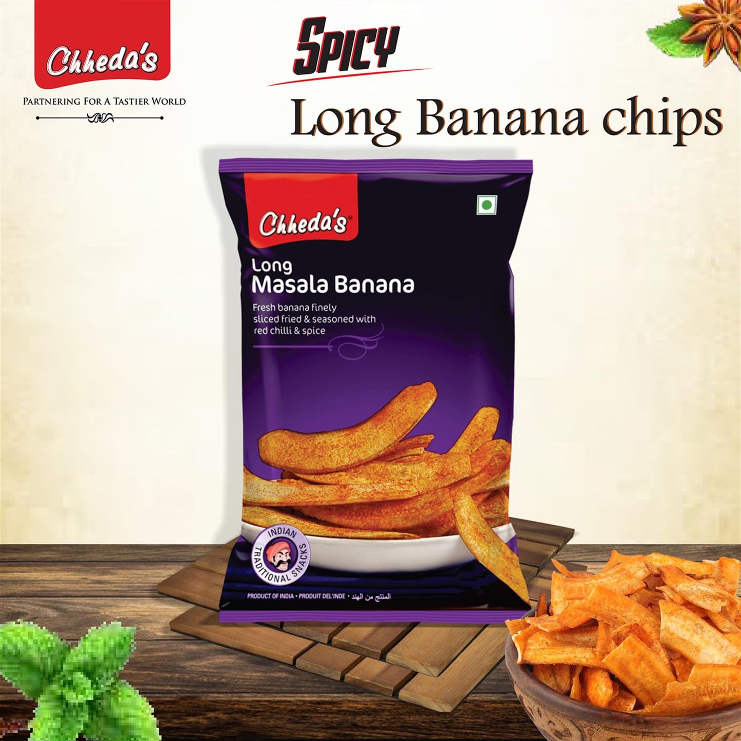 Long Masala Banana Chips