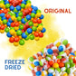 Freeze Dried Candy Tropical Skittles 5Oz Rainbow Candy - Ships In Box - Deliciously Crunchy, Intense Flavor, Lightweight Snack -