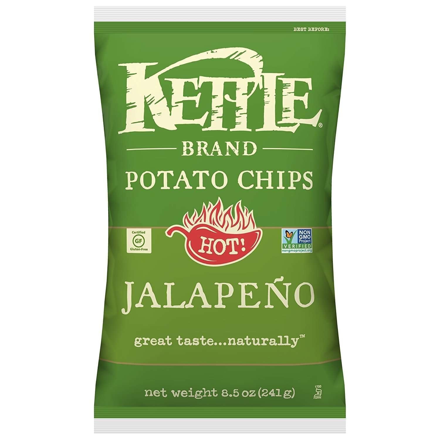Kettle Foods Potato Chips Jalapeno - 5 Oz