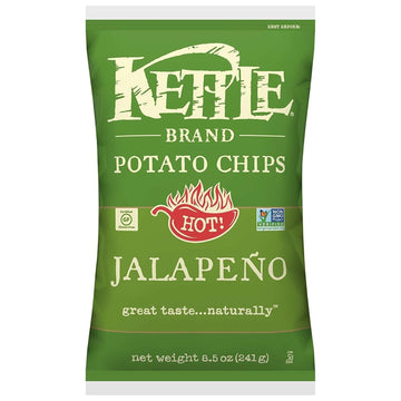 Kettle Foods Potato Chips Jalapeno - 5 Oz