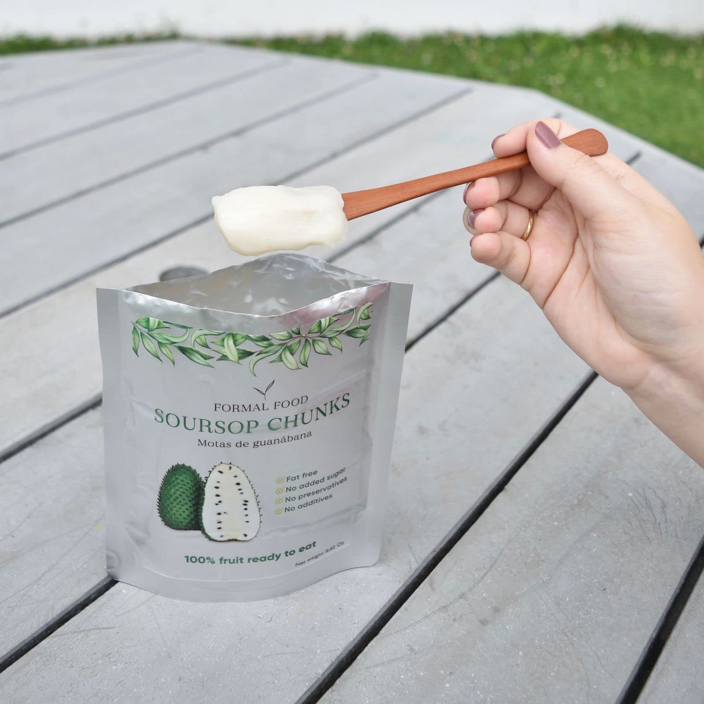 Formal Food Soursop Fruit - 100% Natural, No Added Sugar, No Preservatives - Pack of 3, 8.82 Oz