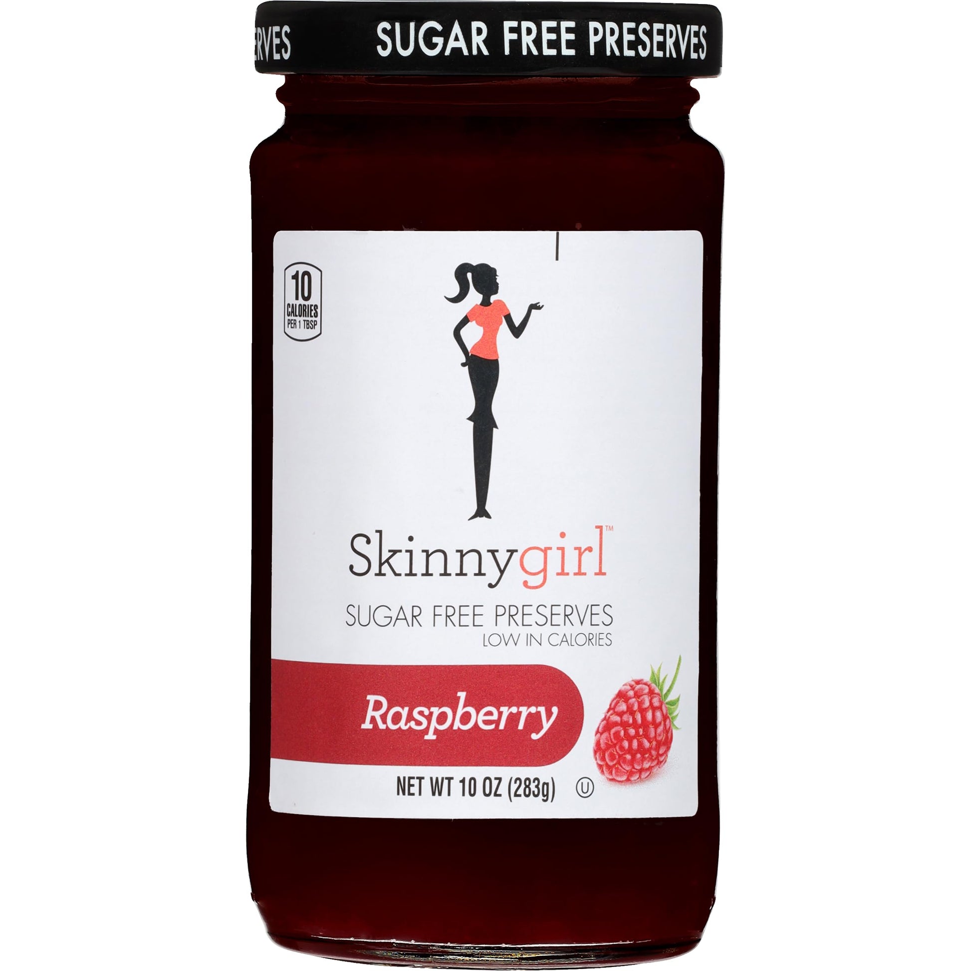 Skinnygirl Sugar Free Preserves Raspberry Bellini 10 Ounce Pack of 6 Red