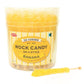 Extra Large Rock Candy Sticks: 48 Banana Lollipop - Yellow Rock Candy Sticks - Individually Wrapped - Espeez Rock Candy Sticks for Candy Buffet, Birthdays, Weddings, Receptions and Baby Shower