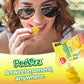 AMOS Peelerz Banana Gummy Candy, Peelable Fruit-Shaped Candy, 8.47oz Box with 10 Individual Packs - Fun Peeling Gummy Snack Made