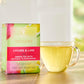 Taylors Of Harrogate Lychee & Lime Green Tea, 20 Teabags (Pack Of 3)