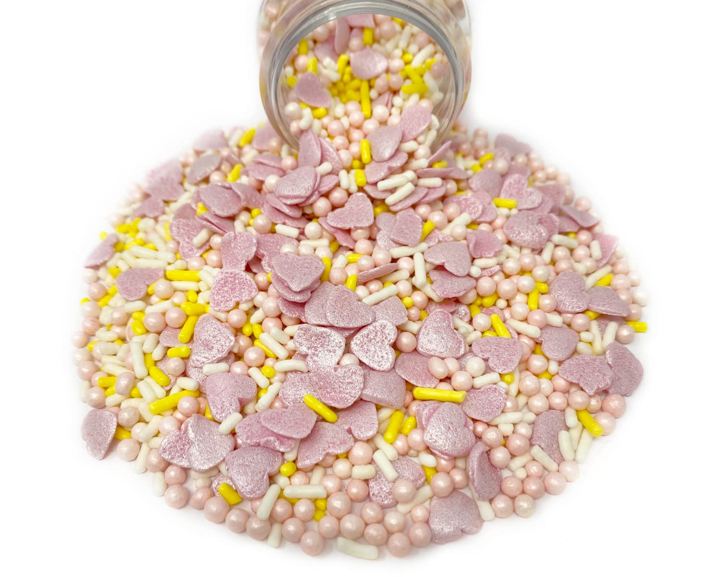 Mystic Sprinkles Baby Shower Sprinkle Mixes (Bundle Of Joy In Pink Sprinkle Mix 3.6Oz)